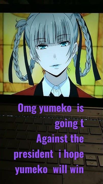 does yumeko win against president.